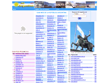 Tablet Screenshot of miargentina.net